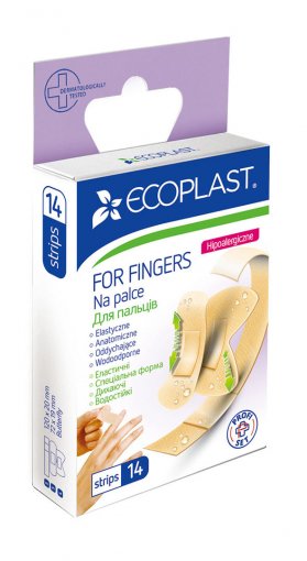 Nordeplast EcoPlast pleistrų rinkinys pirštams N14 | Mano Vaistinė