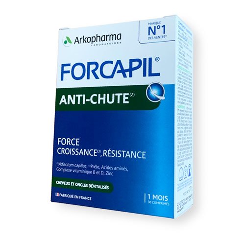 Forcapil Anti Chute kramtomosios tabletės, 30 tablečių | Mano Vaistinė