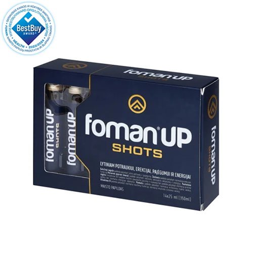 Maisto papildas vyrams Foman UP SHOTS 25ml N14 | Mano Vaistinė