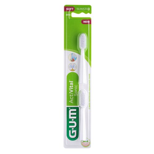 G.U.M ACTIVICAL SONIC POWER, dantų šepetėlio keičiamos
galvutės, 2 vnt. G.U.M ACTIVICAL SONIC POWER, dantų šepetėlio keičiamos
galvutės, 2 vnt.