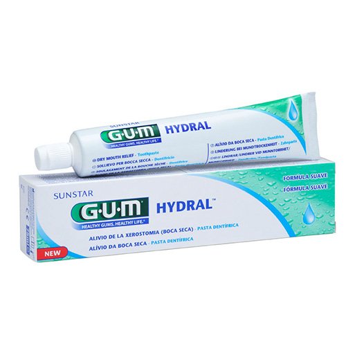GUM dantų pasta, esant burnos sausėjimui  HYDRAL, 75ml | Mano Vaistinė