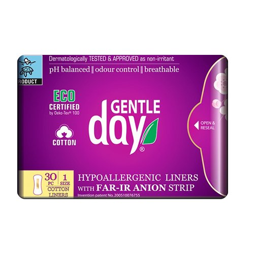 Higieniniai įklotai Gentle Day Far-IR Anion įklotai, kasdieniai, N30 | Mano Vaistinė