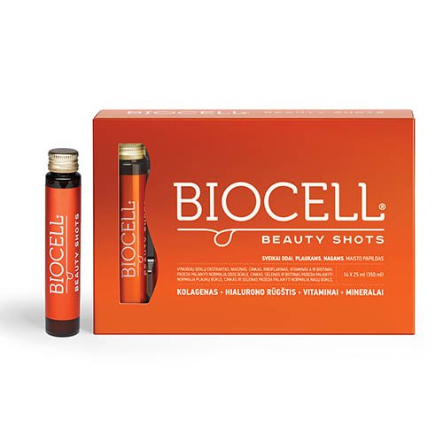 Maisto papildas Geriamasis kolagenas BIOCELL BEAUTY 25 ml, 14 vnt. | Mano Vaistinė