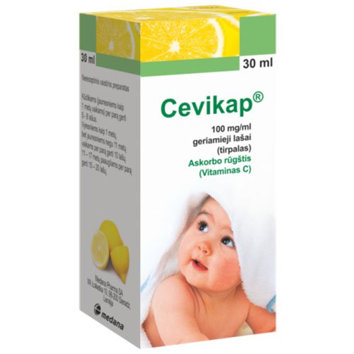 Cevikap 100mg/ml geriamieji lašai 30ml | Mano Vaistinė