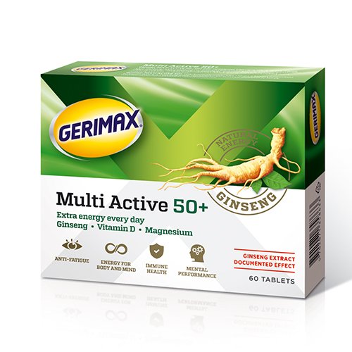 Gerimax Daily Vital 50+ tabletės, N60