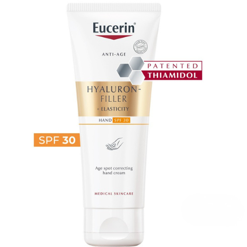 Tinka visų tipų odai Rankų kremas EUCERIN HYALURON-FILLER +ELASTICITY SPF 30, 75 ml | Mano Vaistinė