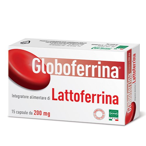 Globoferrina (200 mg laktoferino) kapsulės N15 | Mano Vaistinė