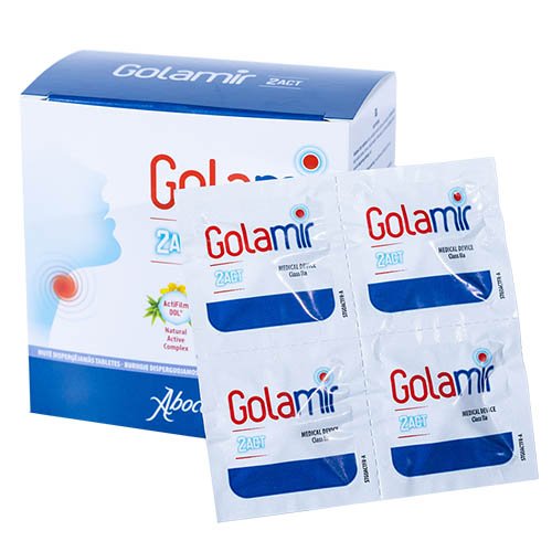 Golamir 2Act burnoje disperguojamosios tabletės N20 | Mano Vaistinė