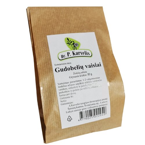 Arbatos ir vaistažolės Gudobelių vaisiai 50g | Mano Vaistinė