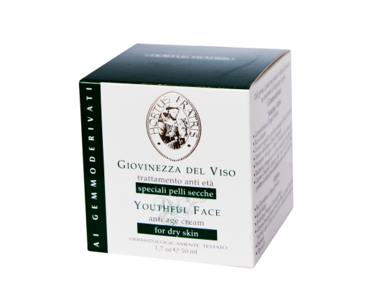 Hortus Fratris jauninamasis veido kremas sausai, sudirgusiai odai, 50 ml