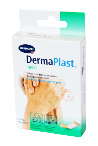 Pleistras Hartmann Pleistras DermaPlast sport, apsauginis, 19 x 72 mm, N20 | Mano Vaistinė