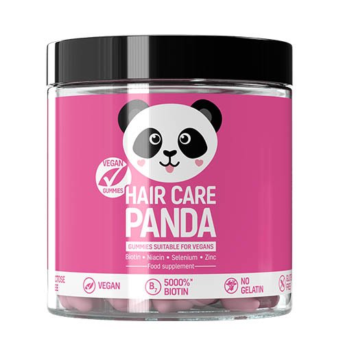 Maisto papildas plaukams HAIR CARE PANDA, 60 guminukų | Mano Vaistinė