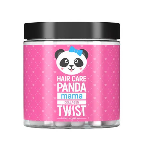 Maisto papildas plaukams HAIR CARE PANDA  MAMA COLLAGEN TWIST, 30 kapsulių | Mano Vaistinė