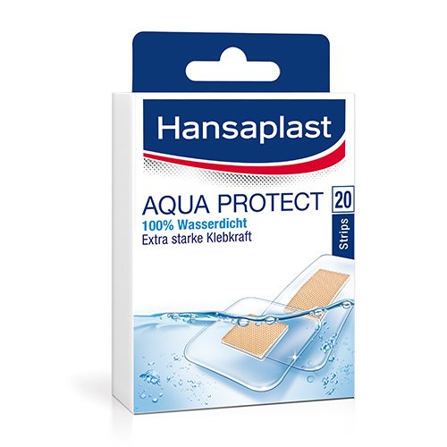 Hansaplast atsparūs vandeniui pleistrai AQUA PROTECT N20  | Mano Vaistinė