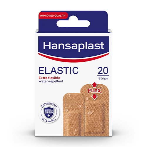 Hansaplast ELASTIC tamprūs pleistrai  N20  | Mano Vaistinė