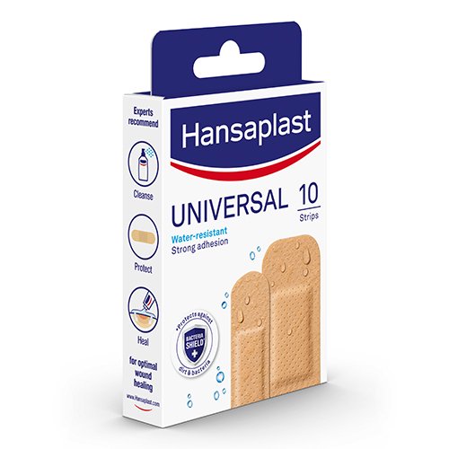 Hansaplast UNIVERSAL universalus pleistrų rinkinys N10   | Mano Vaistinė