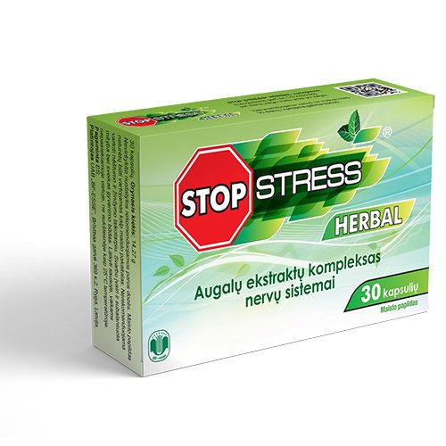 STOP STRESS® HERBAL kapsulės N30 | Mano Vaistinė