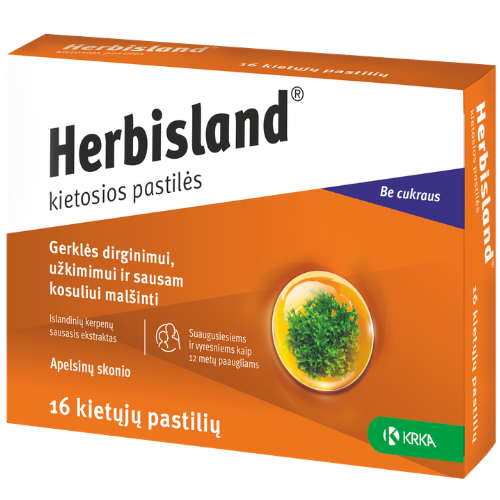 Gerklės dirginimui, užkimimui HERBISLAND, 16 pastilių | Mano Vaistinė Gerklės dirginimui, užkimimui HERBISLAND, 16 pastilių | Mano Vaistinė