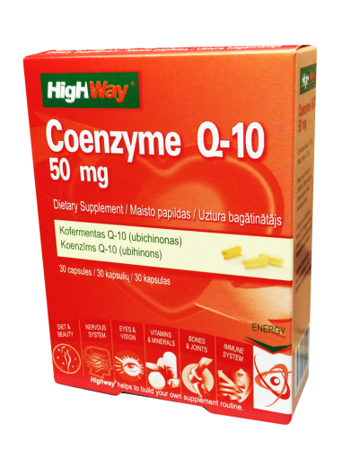 highway coenzyme q 10 50mg kapsules n30