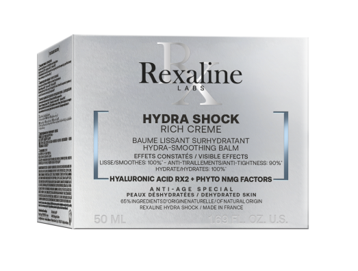 Drėkinamasis veido balzamas sausai odai REXALINE HYDRA SHOCK, 50 ml | Mano Vaistinė Drėkinamasis veido balzamas sausai odai REXALINE HYDRA SHOCK, 50 ml | Mano Vaistinė