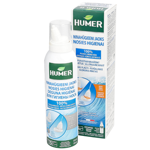 Preparatas nosies gleivinei HUMER, nosies higienai suaugusiems, 150ml | Mano Vaistinė Preparatas nosies gleivinei HUMER, nosies higienai suaugusiems, 150ml | Mano Vaistinė