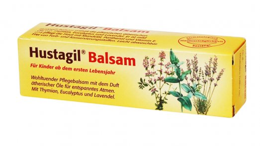 Malonaus eterinių aliejų kvapo Balzamas nuo peršalimo HUSTAGIL, 30 ml | Mano Vaistinė