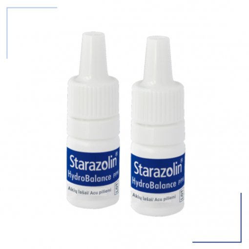 Medicinos priemonė akims Starazolin HydroBalance drėkinamieji akių lašai, 5 ml, N2 | Mano Vaistinė