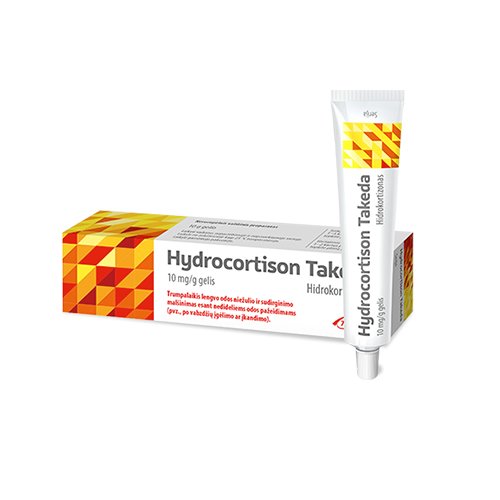 Dermatologinis vaistas Hydrocortison Takeda gelis, 1 %, 10 g | Mano Vaistinė