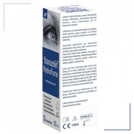 Starazolin HydroForte akių lašai 10ml N1 | Mano Vaistinė