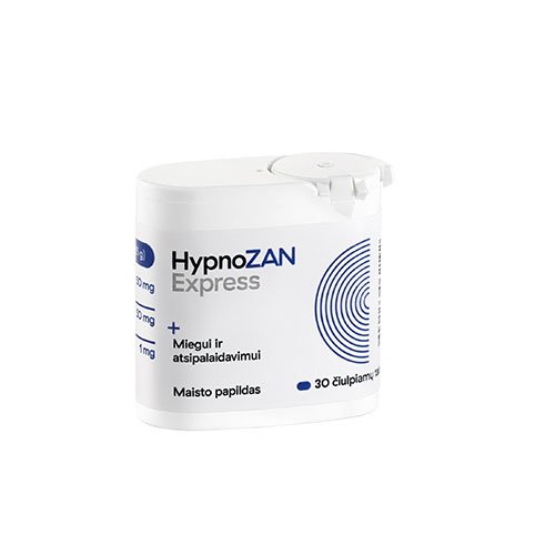 HypnoZAN express, 30 čiulpiamų tablečių | Mano Vaistinė