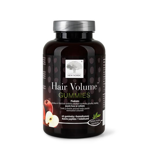 Maisto papildas New Nordic Hair Volume gummies N60 | Mano Vaistinė