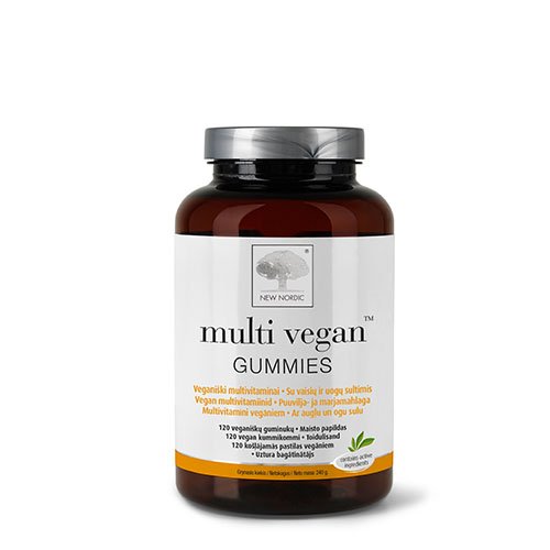 New Nordic Multi Vegan GUMMIES N120 | Mano Vaistinė