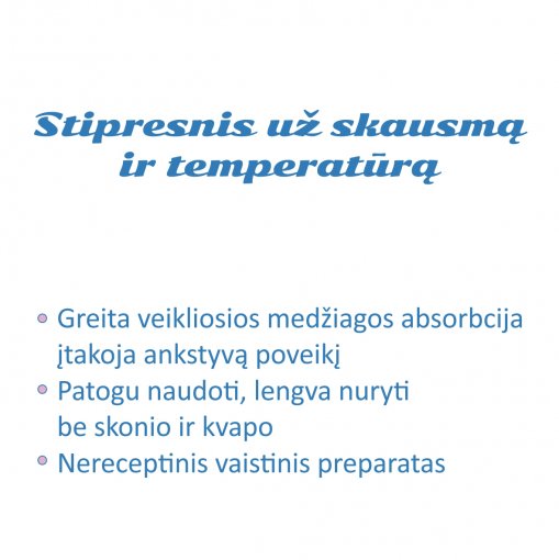 Vaistas nuo skausmo ir uždegimo Ibugard 200 mg minkštosios kapsulės, N10 | Mano Vaistinė