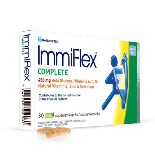 Immiflex Complete imunitetui, 30 kapsulių | Mano Vaistinė