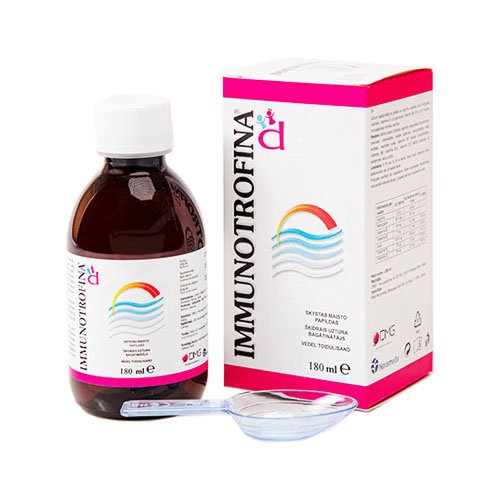 Immunotrofina D skystis, 180ml | Mano Vaistinė