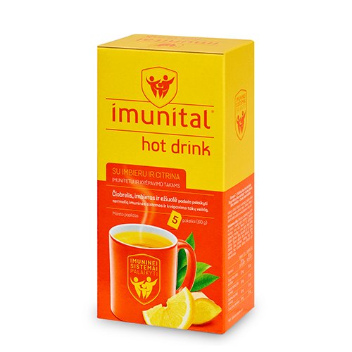 Maisto papildas Imunital hot drink su imbieru ir citrina 12g N5 | Mano Vaistinė