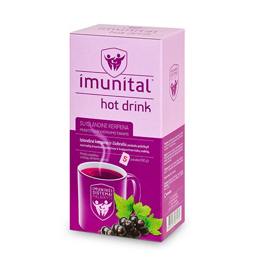 Maisto papildas Imunital hot drink su islandine kerpena 16g N5 | Mano Vaistinė