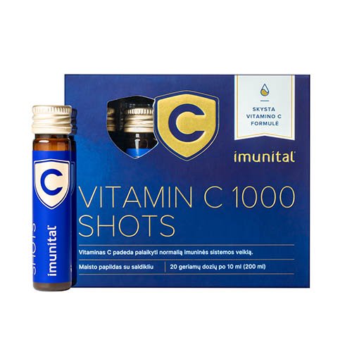 Imunital Vitamin C 1000 Shots 10ml N20 | Mano Vaistinė