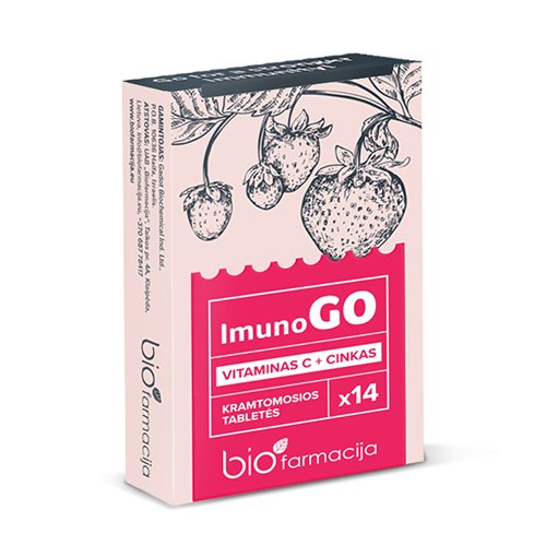 ImunoGO kramtomosios tabletes N14 | Mano Vaistinė