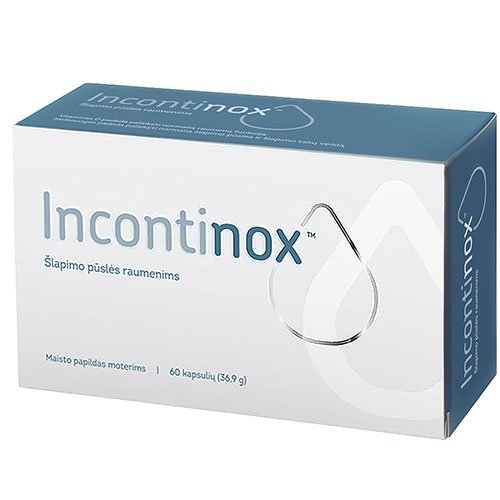 Incontinox, 60 kapsulių | Mano Vaistinė