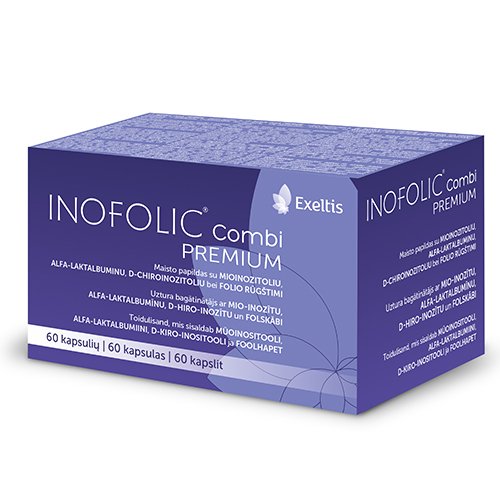 Inofolic Combi Premium kapsulės N60 | Mano Vaistinė