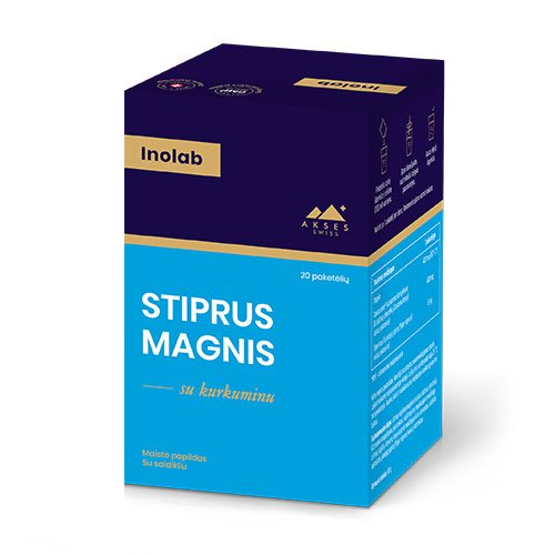 Inolab Stiprus magnis paketėliai N20 | Mano Vaistinė