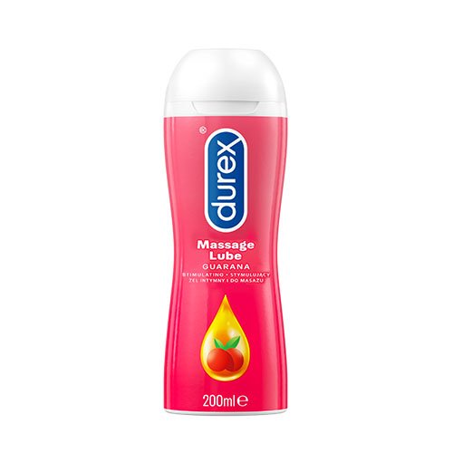 Lubrikantas Intymaus komforto ir masažo gelis „Durex Guarana“, 200 ml | Mano Vaistinė