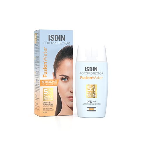 ISDIN FUSION WATER veido emulsija SPF50 50ml | Mano Vaistinė