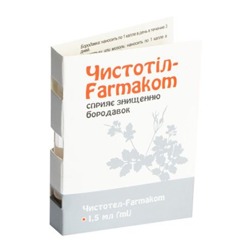 Čistotel-Farmakom kosmetinis skystis 1,5ml | Mano Vaistinė