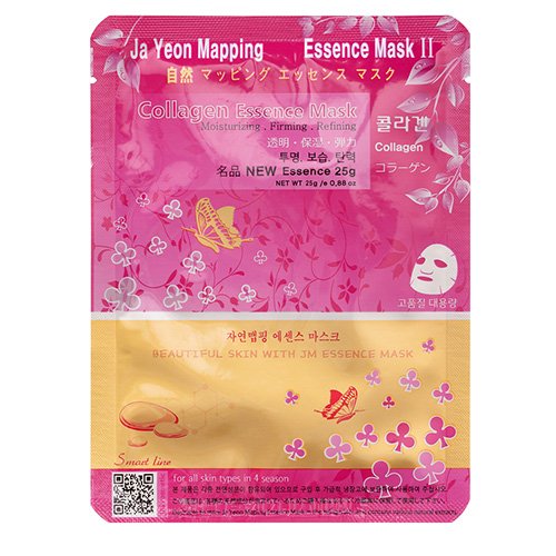 Ja Yeon Mapping Collagen Essence Mask Lakštinė veido kaukė su kolagenu 25g