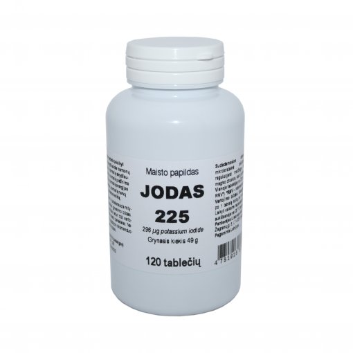 Jodas 225 tabletės N120 | Mano Vaistinė
