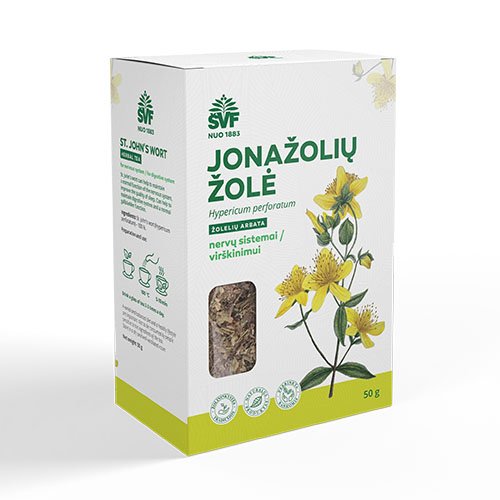 Jonažolių žolė 50g (AC) | Mano Vaistinė