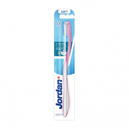Toothbrushes Jordan Clean Between soft toothbrush, N1 | Mano Vaistinė