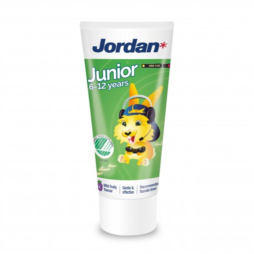 Toothpaste, childish Jordan toothpaste for children, 6-12 years, 50 ml | Mano Vaistinė